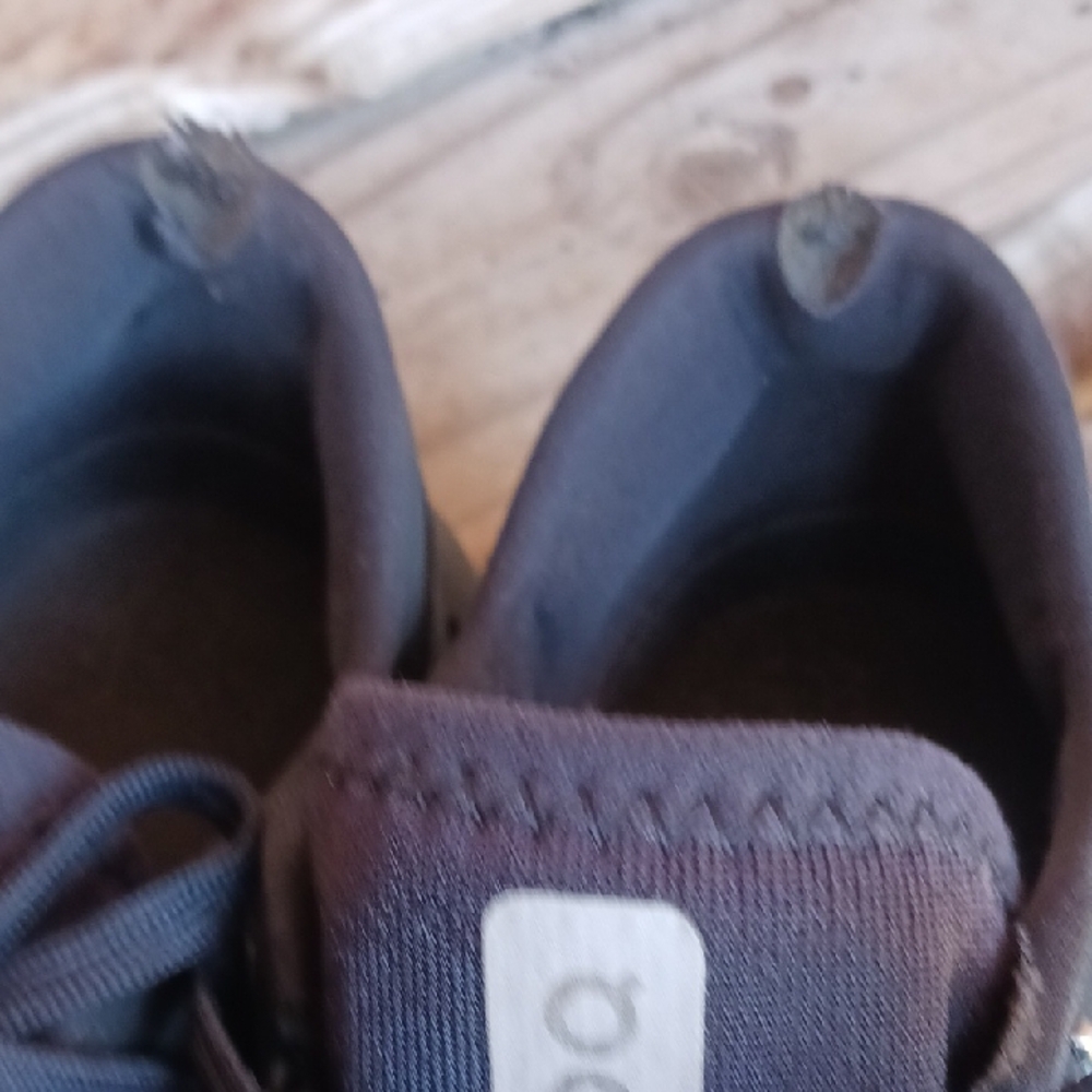 On Running Black Athletic Shoes with Breathable Mesh and Cushioned Sole - Picture 8 of 16